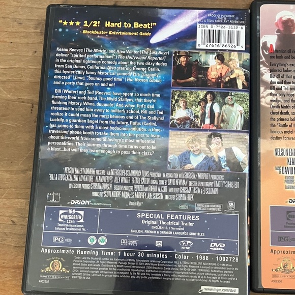 Bill & Ted's Most Excellent Collection 3 dvd set - Picture 14 of 16